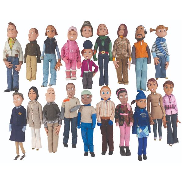 A Collection of American Eagle "Winter Tales" Puppets, Props and Costumes.