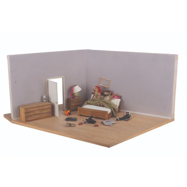 A "Dinner for Schmucks" Bedroom Diorama Set.
