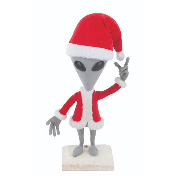 An "Alien Xmas" Santa X Stop-Motion Puppet.