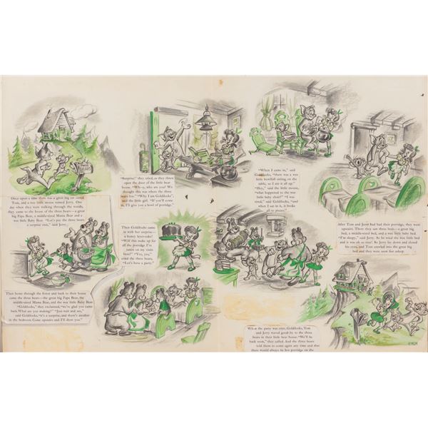 A Tom and Jerry with Goldilocks Magazine Layout.