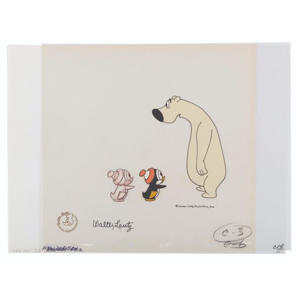 A Signed "Chilly Willy" Original Multi-Layer Cel.
