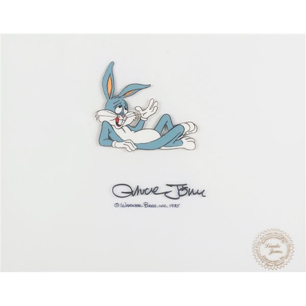 A Chuck Jones Signed Bugs Bunny Production Cel.