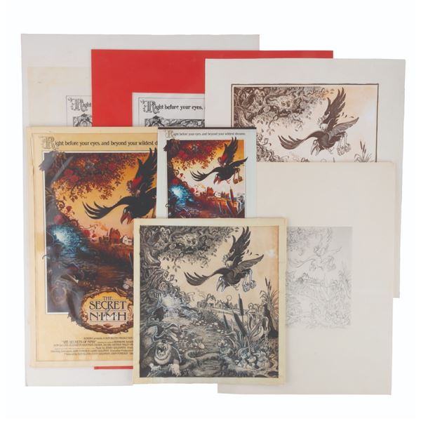 "The Secret of NIMH" One-Sheet Development Art.