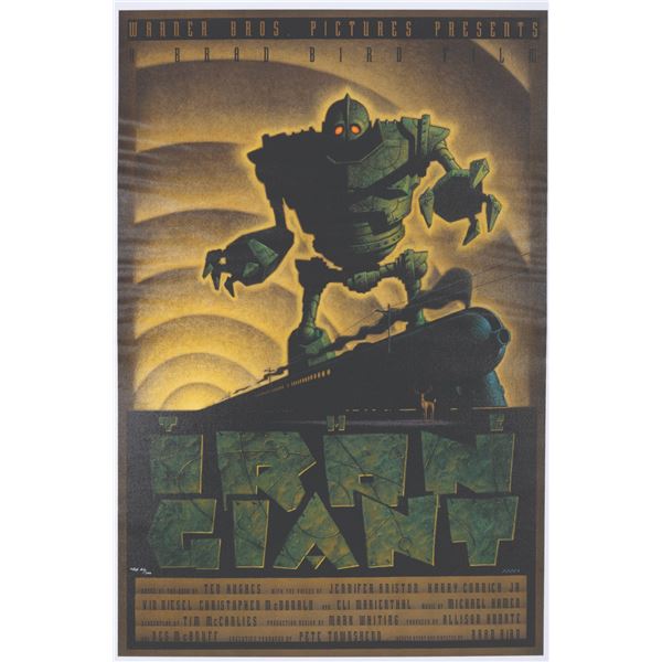 An "Iron Giant" Limited Edition Print.