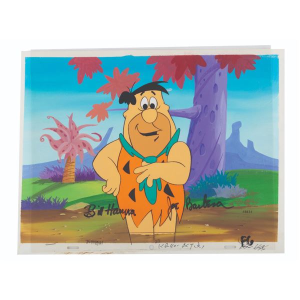 A Signed "The Flintstones" Original Production Cel.