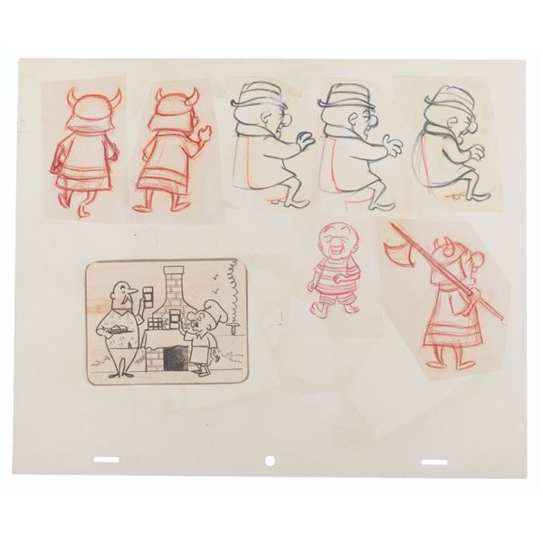 An Original Mr. Magoo Model Sheet.