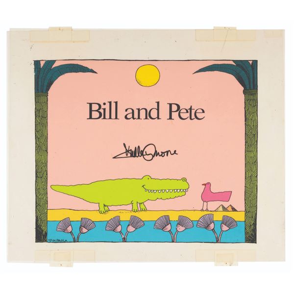 A Dudley Moore Signed "Bill and Pete" Cel.