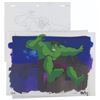 Image 1 : An "Incredible Hulk" Original Production Cel & Background.
