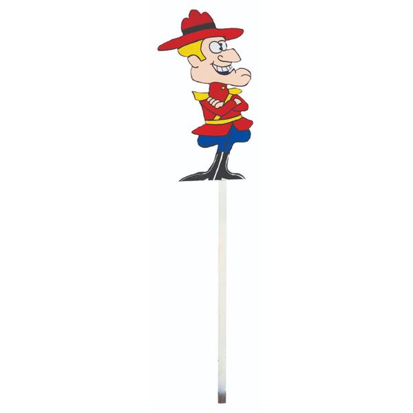A Dudley Do-Right Lawn Decoration.