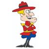 Image 2 : A Dudley Do-Right Lawn Decoration.