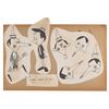 Image 13 : A Collection of "Fractured Fairy Tales" Model Sheets.