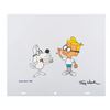Image 1 : A Jay Ward Signed Mr. Peabody and Sherman Scene Cel.