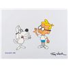 Image 2 : A Jay Ward Signed Mr. Peabody and Sherman Scene Cel.