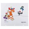Image 1 : A Jay Ward Signed #12 Rocky and Bullwinkle Scene Cel.