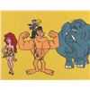 Image 1 : A Jay Ward Productions #45 George of the Jungle Scene Cel.