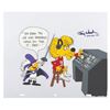 Image 1 : A Jay Ward Signed #47 Super Chicken Scene Cel.