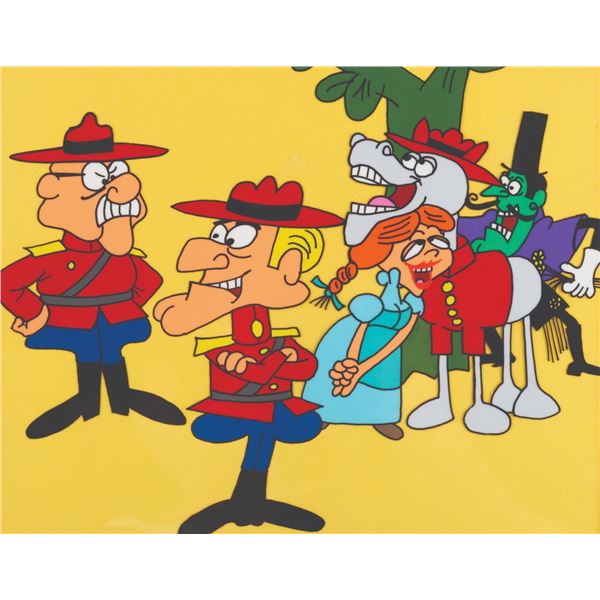 A Dudley Do-Right Jay Ward Productions Scene Cel.