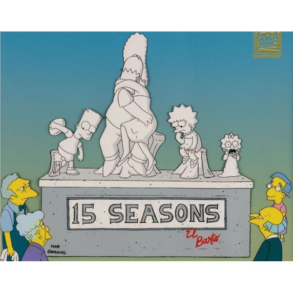 "The Simpsons" 15 Seasons Limited Edition Cel.