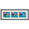 Image 1 : A Framed Set of "The Simpsons" Treehouse of Horror Cels.