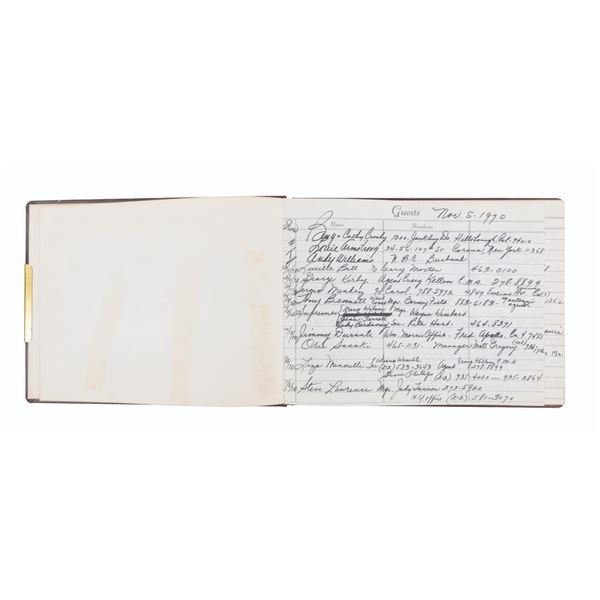 "The Pearl Bailey Show" Multi-Signed Guest Book.