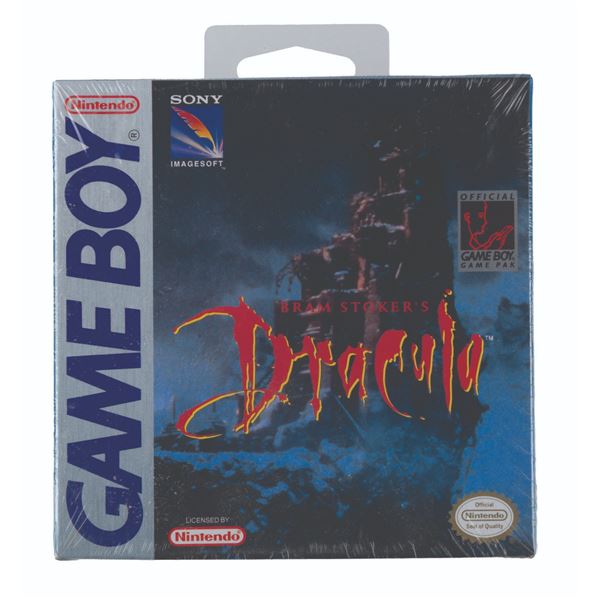 A Sealed Bram Stoker's Dracula for Nintendo Game Boy.