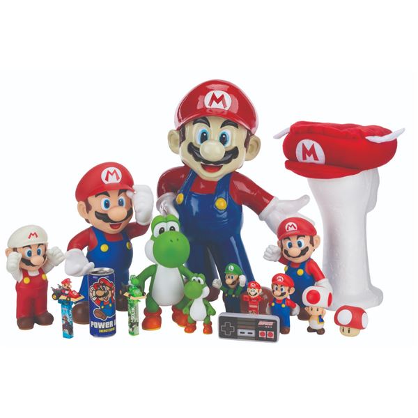 A Collection of Super Mario Bros. Souvenirs.