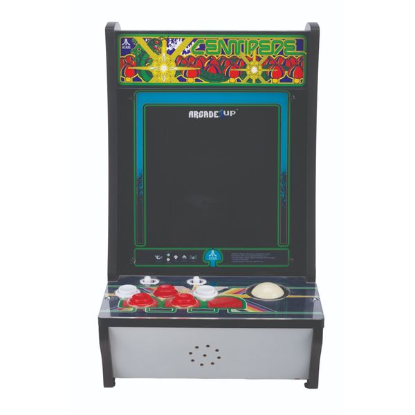 An Arcade1Up Centipete Counter-Cade.