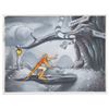 Image 1 : A Dragon's Lair II: Time Warp Background Color Key Concept.