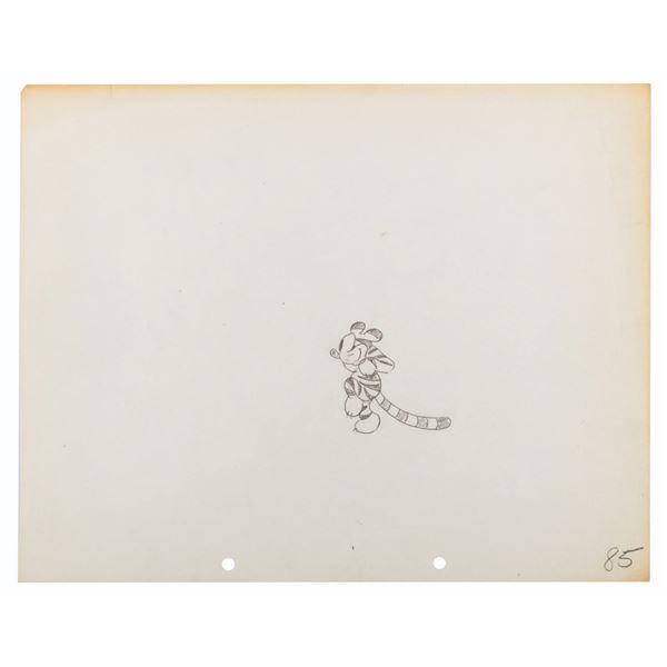 An "Africa Before Dark" Original Production Drawing.