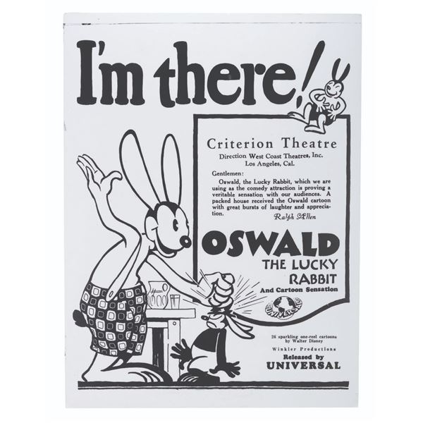 An Oswald the Lucky Rabbit Disney Studio Display.