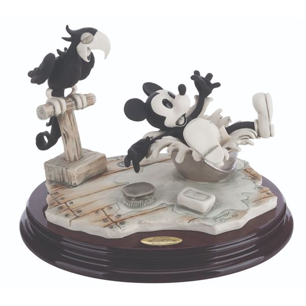 An Armani Steamboat Willie Figure.
