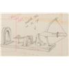 Image 2 : A "Three Blind Mouseketeers" Original Layout Drawing.