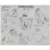 Image 1 : A "Pinocchio" Honest John Model Sheet.