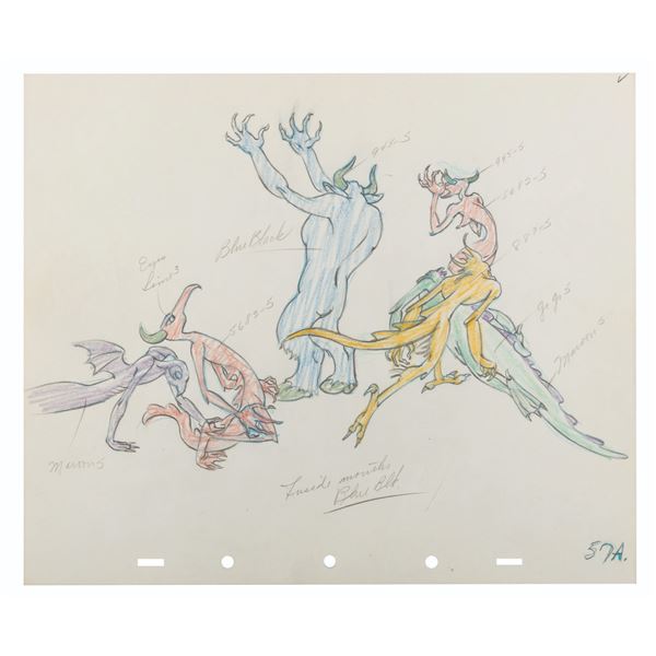 A "Fantasia" Color Model Drawing.