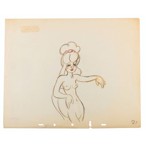A Fred Moore Centaurette "Fantasia" Production Drawing.