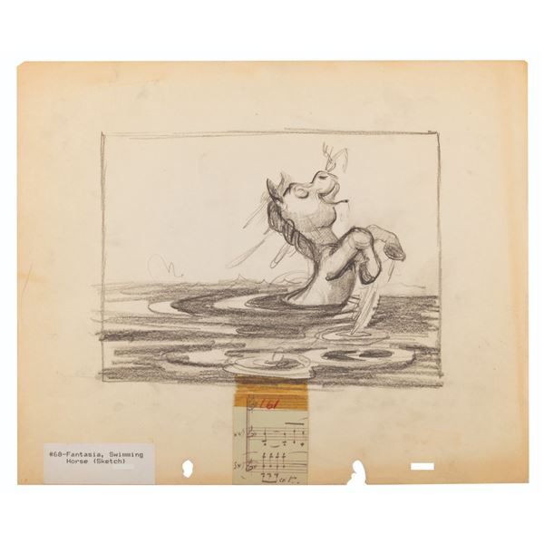 A "Fantasia" Pastoral Symphony Original Concept Drawing.