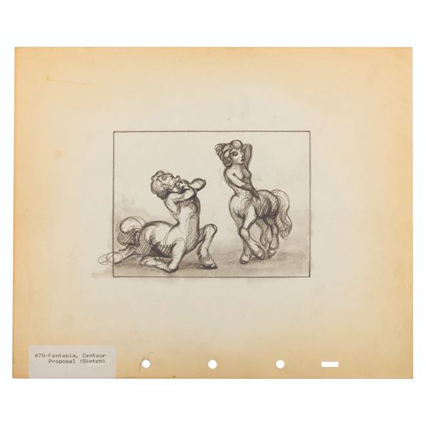 A Pastoral Symphony "Fantasia" Original Concept Drawing.