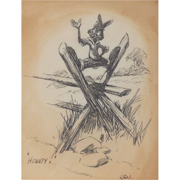 A Ken Anderson "Song of the South" Story Sketch.