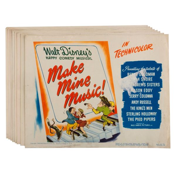 A Collection of "Make Mine Music" Lobby Cards.