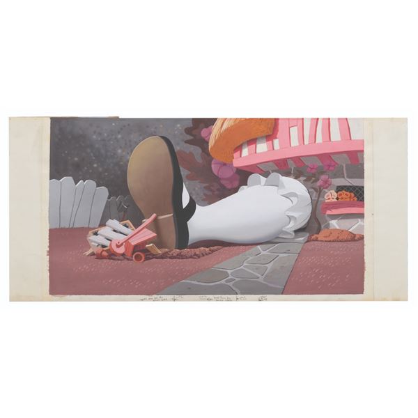 An "Alice in Wonderland" Original Production Background.