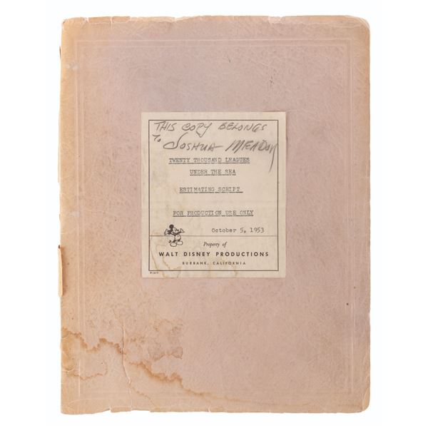 Joshua Meador's "20,000 Leagues Under the Sea" Script.