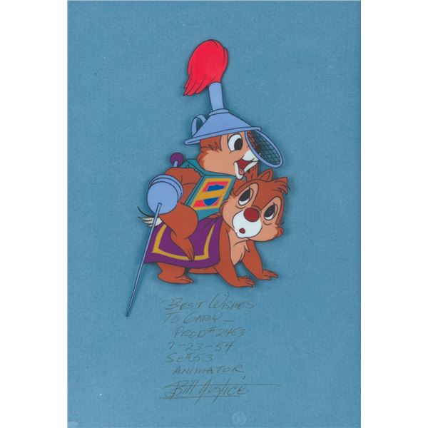 A Bill Justice Signed "Dragon Around" Production Cel.