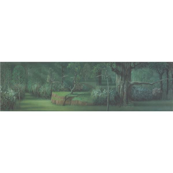 An Eyvind Earle "Sleeping Beauty" Print.