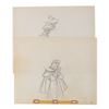 Image 1 : A Pair of "Sleeping Beauty" Production Drawings.