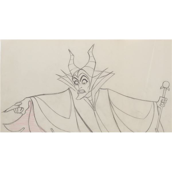An Original "Sleeping Beauty" Production Drawing.