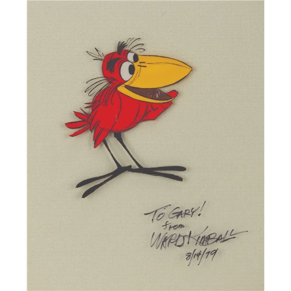 A Ward Kimball Signed "It's Tough to Be a Bird" Production Cel.
