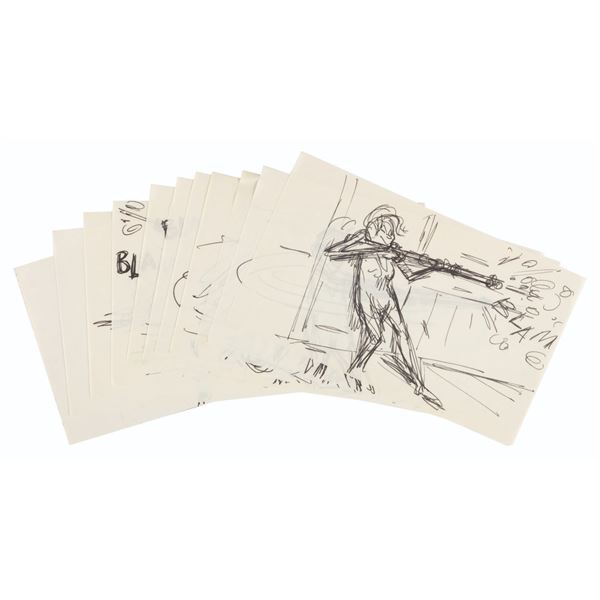 A Collection of "The Rescuers" Storyboard Panels.