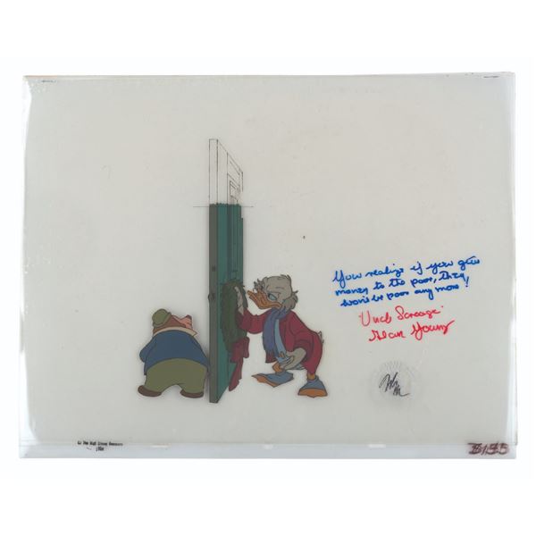 A Signed "Mickey's Christmas Carol" Production Cel.