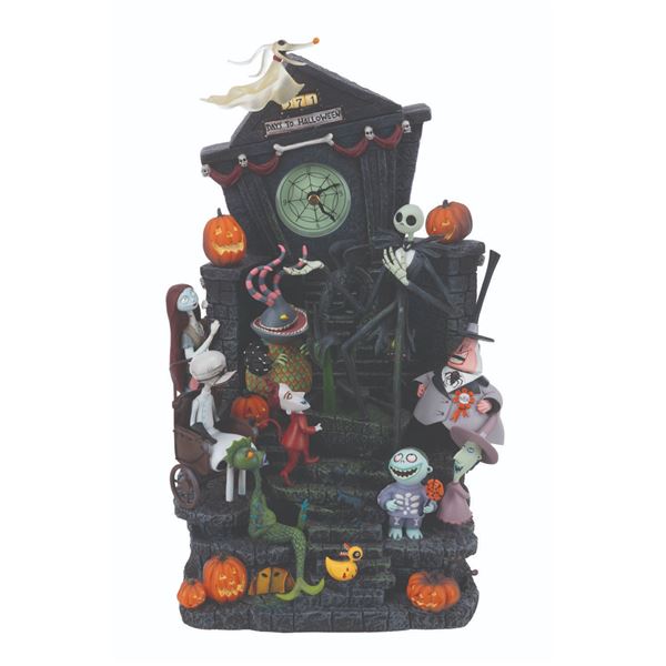 A "Nightmare Before Christmas" Figural Clock.
