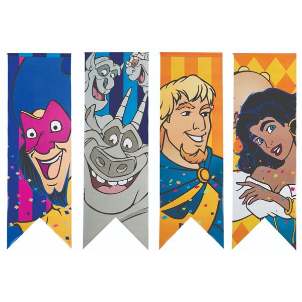 A Pair of "Hunchback of Notre Dame" Double-Sided Banners.